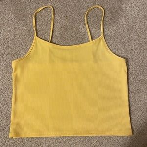 American Eagle Light Yellow Camisole